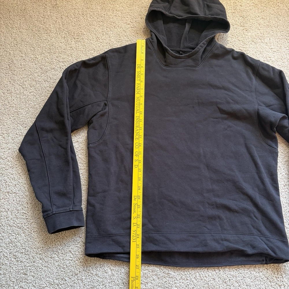 Lululemon French Terry Oversized Pullover Hoodie Men's Large M3DFCS Black - Picture 8 of 9